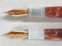 Copper Lightning Eversharp style desk pen_1