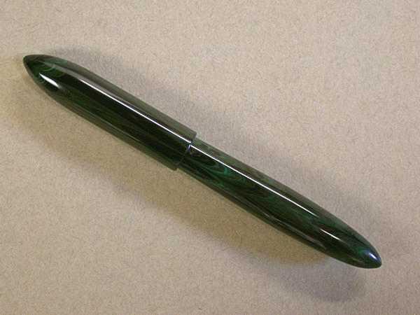 Vintage Look Century Handmade Ebonite Fountain Pen With Converter Green & Black 