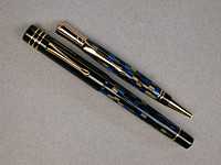 Blue-Gold-Martix Nazca Lines (pen and pencil)